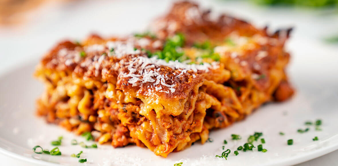 Lasagne au poulet et aux légumes