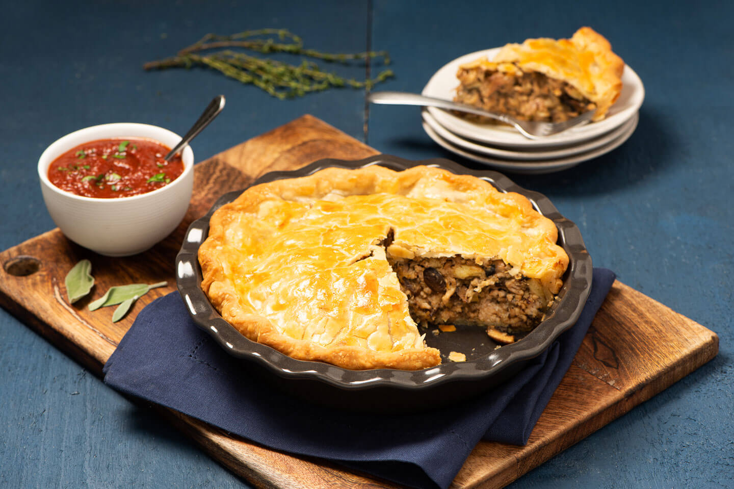 Tourtière québécoise au poulet