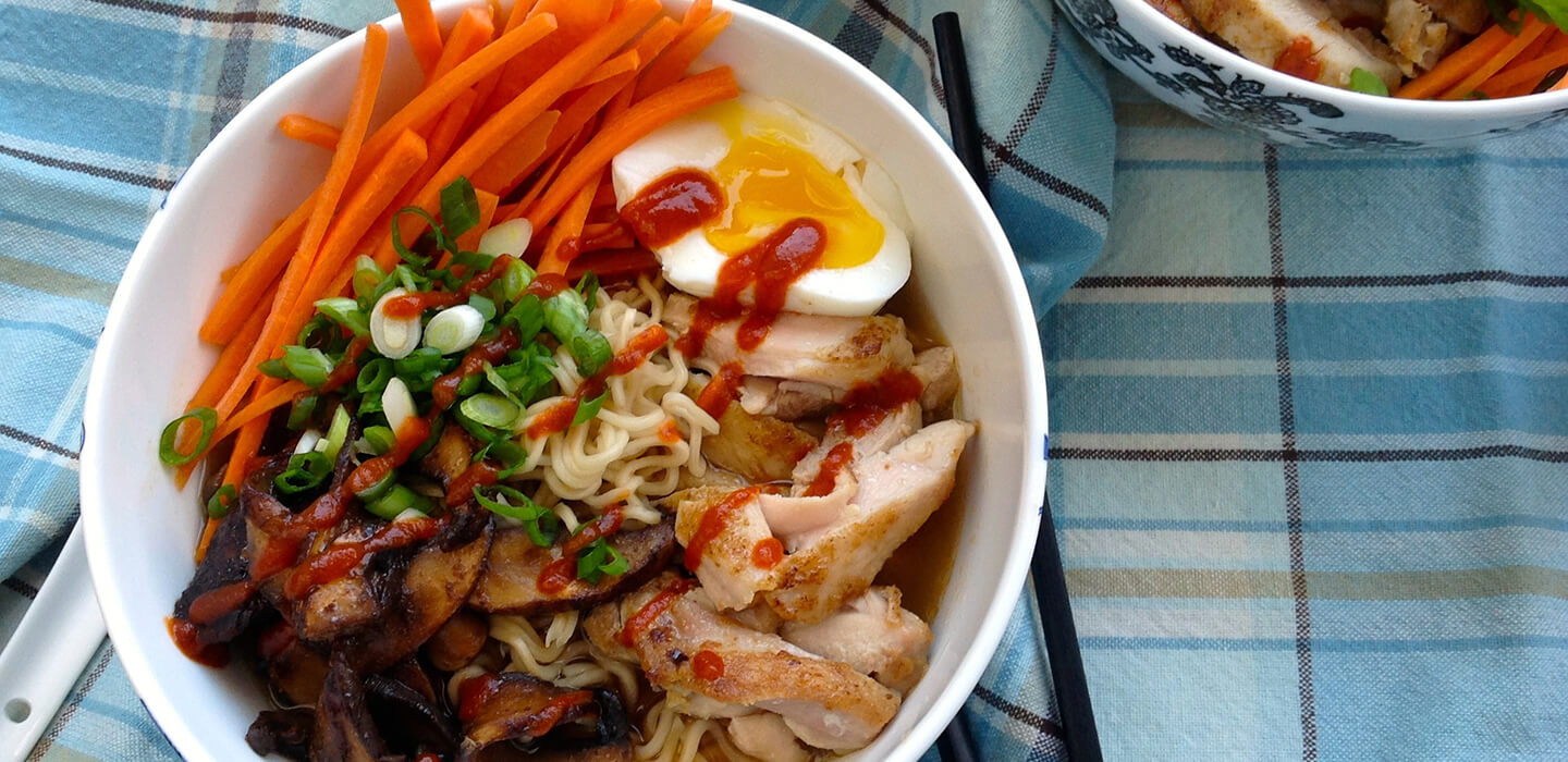 Nouilles Ramen Allégées Poulet Épicé