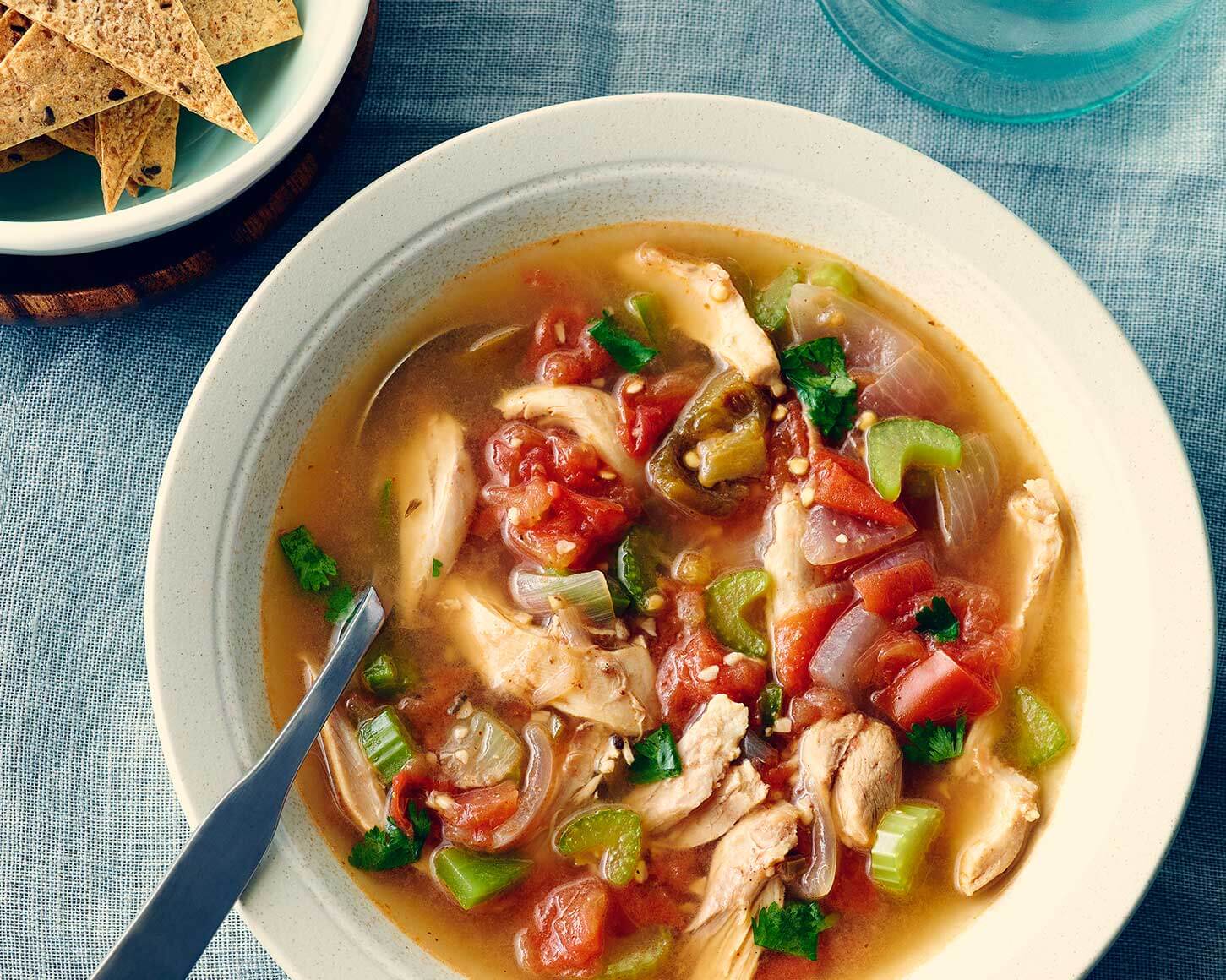 Soupe mexicaine au poulet